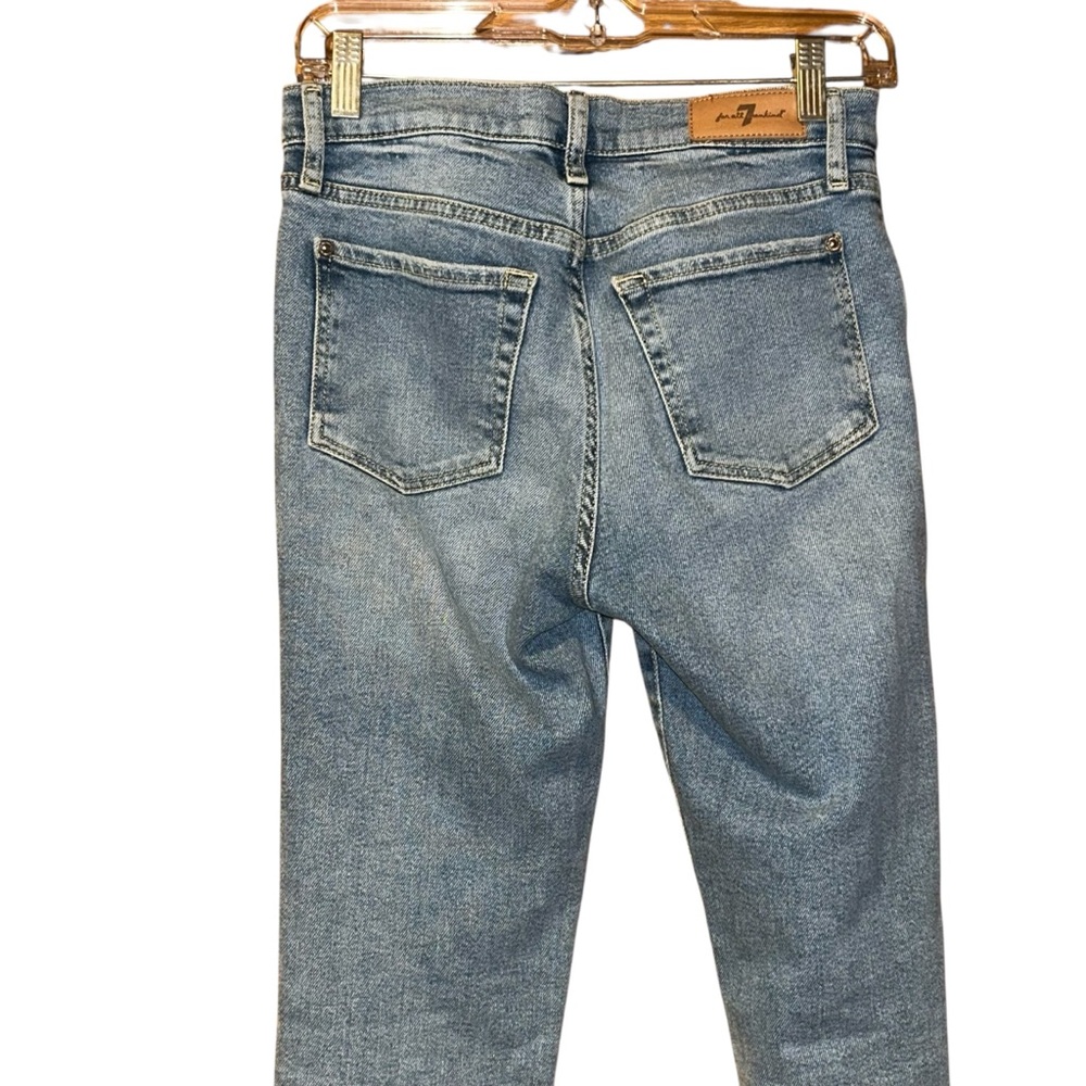 7 For All Mankind Josefina Luxe Vintage Jeans Womens 25 Slim Boyfriend - Picture 5 of 15